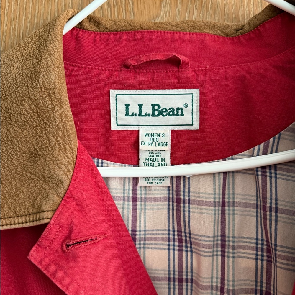 NWT L.L. Bean Red Tropic Weight Adirondack Barn Coat XL - Picture 4 of 8